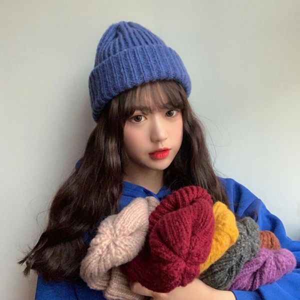 women girls solid candy color beanie soft cotton knitted kpop style woman hat cap winter hat warm knitting, Blue;gray
women girls solid candy color beanie soft cotton knitted kpop style woman hat cap winter hat warm knitting, Blue;gray