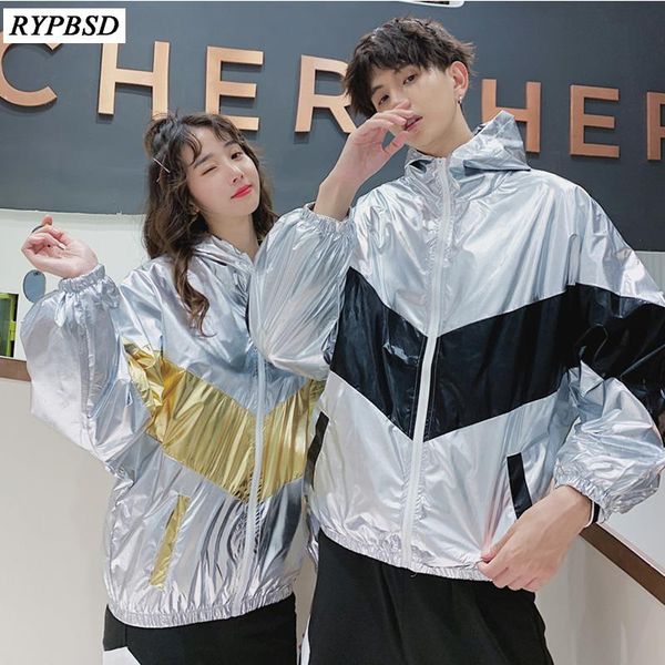 men's jackets autumn gold silver jacket men women oversized loose bright color fashion patchwork streetwar hooded hip hop harajuku, Black;brown
men's jackets autumn gold silver jacket men women oversized loose bright color fashion patchwork streetwar hooded hip hop harajuku, Black;brown