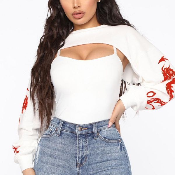 women's hoodies & sweatshirts pullover hoodie 2-piece fall/winter cotton o-neck fashion low-cut hollow short cropped navel print street, Black
women's hoodies & sweatshirts pullover hoodie 2-piece fall/winter cotton o-neck fashion low-cut hollow short cropped navel print street, Black