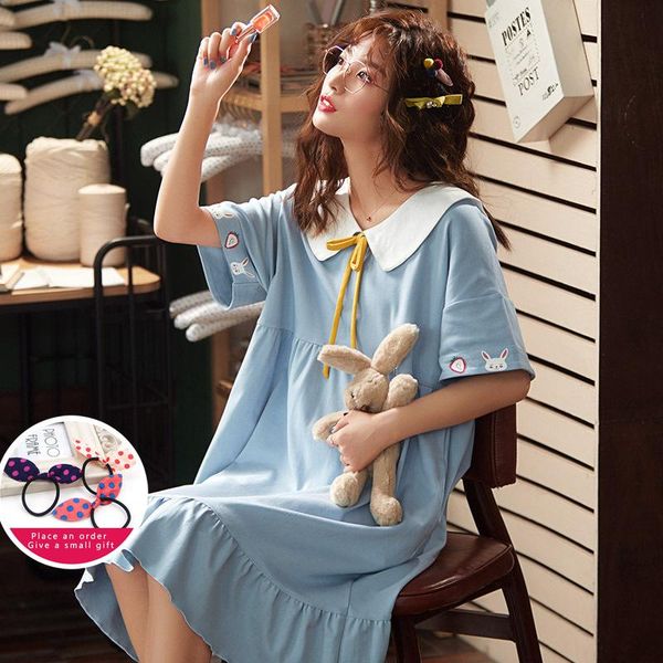 women's sleepwear women blue night dress cotton soft nightgown dressing sewwt bow nightdress home wear big large size xxxl, Black;red
women's sleepwear women blue night dress cotton soft nightgown dressing sewwt bow nightdress home wear big large size xxxl, Black;red
