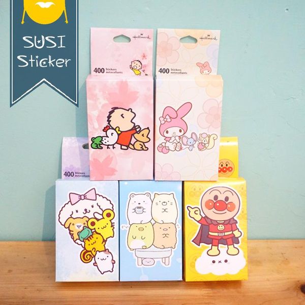 400pcs/pack japan melody sumikko pudding dog round smile sticker sealed notebook hand account school supplies
400pcs/pack japan melody sumikko pudding dog round smile sticker sealed notebook hand account school supplies
