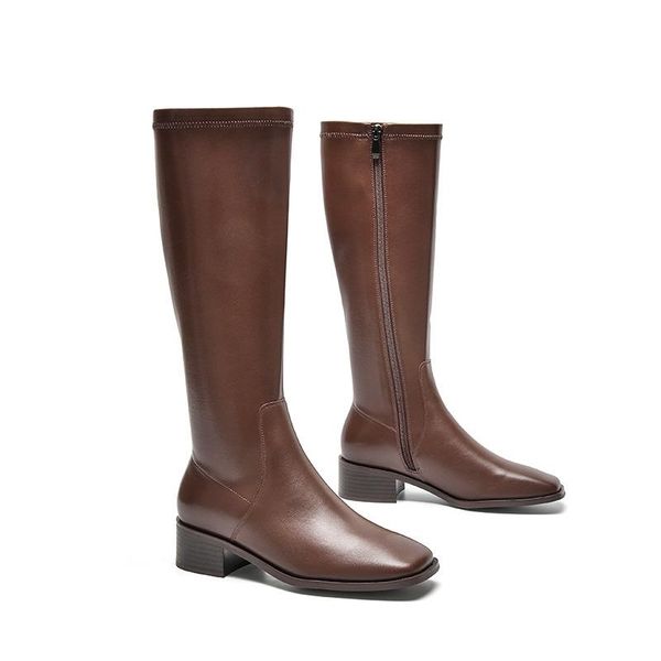 odinokov rider boots autumn winter leather boots flat bottom thick heel high woman, Black
odinokov rider boots autumn winter leather boots flat bottom thick heel high woman, Black
