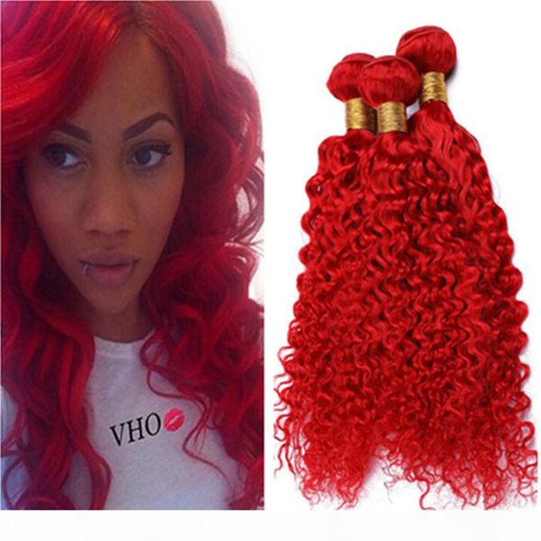 deep wave virgin brazilian human hair bright red weave bundles 3pcs 300g colored red virgin human hair extensions wavy hair weaves 10-30&quo, Black 
deep wave virgin brazilian human hair bright red weave bundles 3pcs 300g colored red virgin human hair extensions wavy hair weaves 10-30&quo, Black