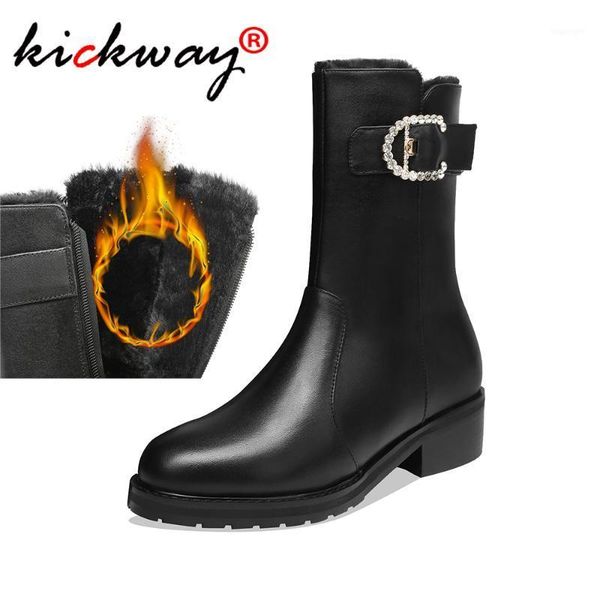 boots women crystal buckle strap genuine leather snow hoof heels ladies mid calf keep warm winter shoes botines mujer1, Black
boots women crystal buckle strap genuine leather snow hoof heels ladies mid calf keep warm winter shoes botines mujer1, Black