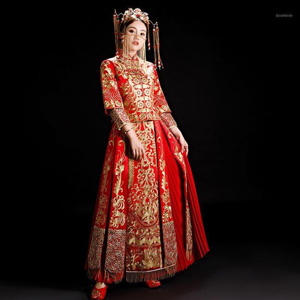 xiuhe bridal dress wedding cheongsam qipao female wedding cheongsam womens overseas chinese style bride embroidery1, Red
xiuhe bridal dress wedding cheongsam qipao female wedding cheongsam womens overseas chinese style bride embroidery1, Red