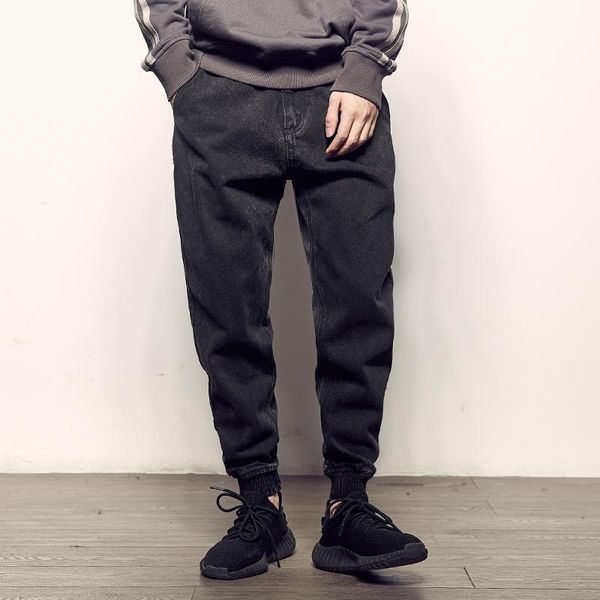 japanese style fashion men jeans black color loose fit spliced designer denim cargo pants streetwear hip hop joggers trousers, Blue
japanese style fashion men jeans black color loose fit spliced designer denim cargo pants streetwear hip hop joggers trousers, Blue