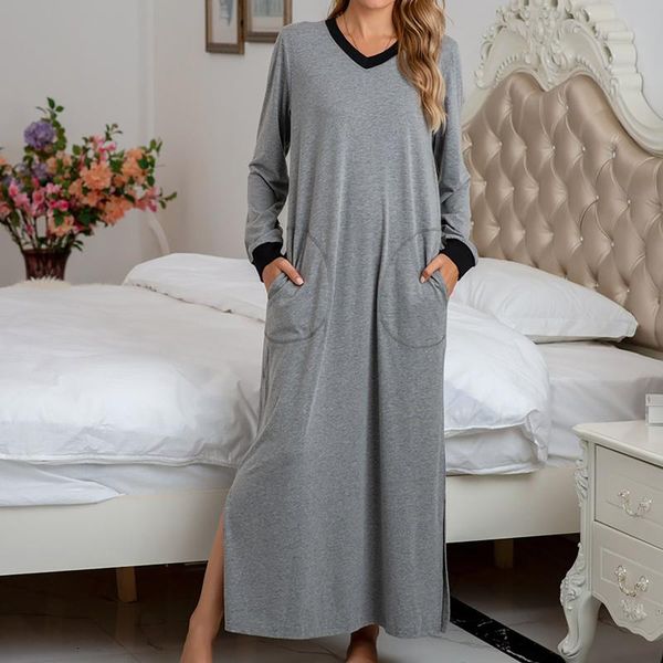 casual dresses women loose dress with pocket ladies fashion o neck long female t shirt streetwear plus size 2xl vestidos, Black;gray
casual dresses women loose dress with pocket ladies fashion o neck long female t shirt streetwear plus size 2xl vestidos, Black;gray