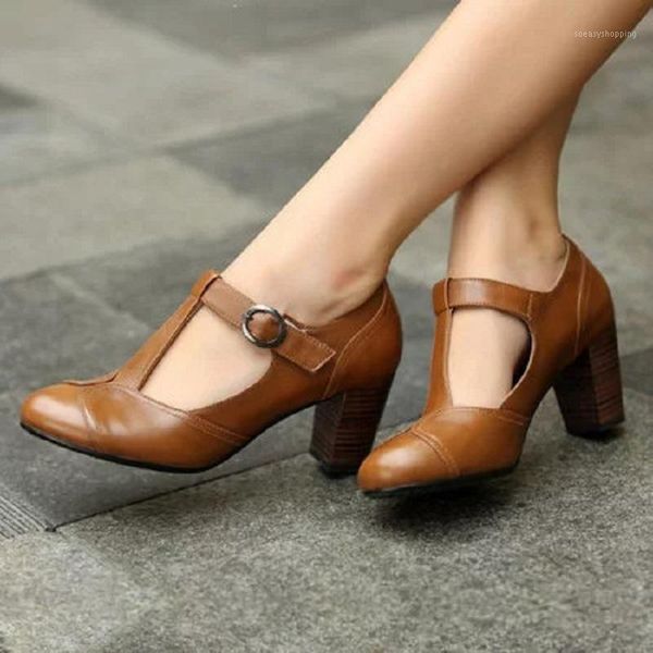 woman pumps chunky high heels vintage ladies shoes summer t-strap round toe women sandals zapatos de mujer1, Black
woman pumps chunky high heels vintage ladies shoes summer t-strap round toe women sandals zapatos de mujer1, Black