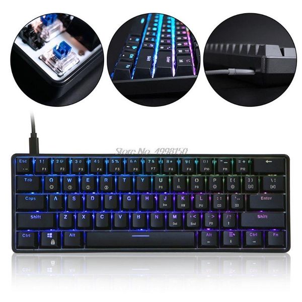 gk61 61 key mechanical keyboard usb wired led backlit axis gaming mechanical keyboard for desktop
gk61 61 key mechanical keyboard usb wired led backlit axis gaming mechanical keyboard for desktop