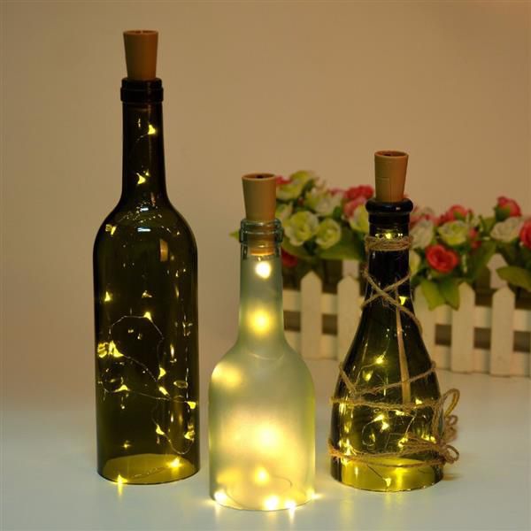 2m 20 led mini bottle ser lamp string bar decoration string lights warm white high-quality material led strings earth yellow
2m 20 led mini bottle ser lamp string bar decoration string lights warm white high-quality material led strings earth yellow