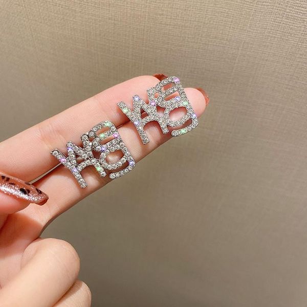 inssniyl korean luxury full crystal letter wang earrings female crystal zircon stone earrings jewelry vintage stud, Golden;silver
inssniyl korean luxury full crystal letter wang earrings female crystal zircon stone earrings jewelry vintage stud, Golden;silver