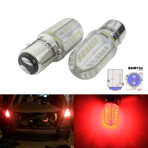 emergency lights angrong 2x for saab gm red cob led brake stail light car bulb 567 21/5w baw15d 12v1
emergency lights angrong 2x for saab gm red cob led brake stail light car bulb 567 21/5w baw15d 12v1