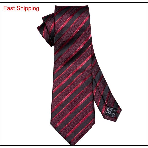 fast shipping ties mens 100% silk designers fashion black red stripes tie hanky cufflinks sets for mens formal w qylweg homes2007, Black;blue
fast shipping ties mens 100% silk designers fashion black red stripes tie hanky cufflinks sets for mens formal w qylweg homes2007, Black;blue