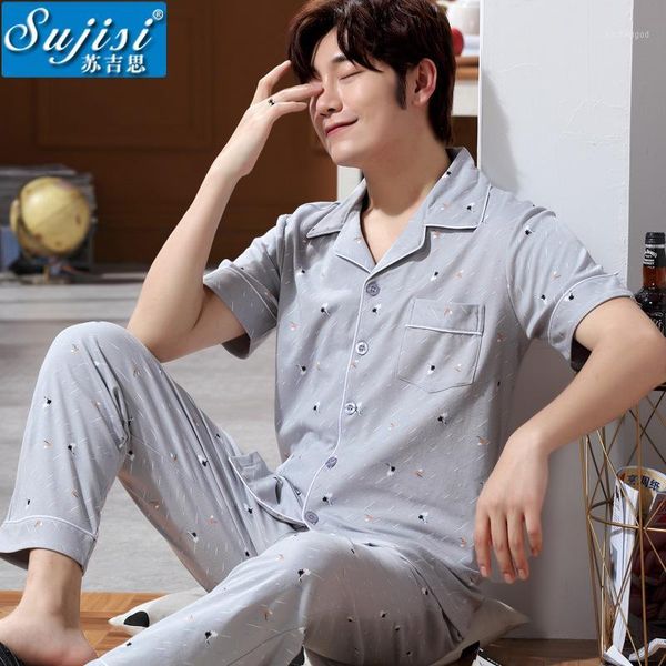 men's pajamas short-sleeved trousers 2020 spring and summer lapel cotton simple non-printing cotton pajamas comfort solid color1, Black;brown
men's pajamas short-sleeved trousers 2020 spring and summer lapel cotton simple non-printing cotton pajamas comfort solid color1, Black;brown