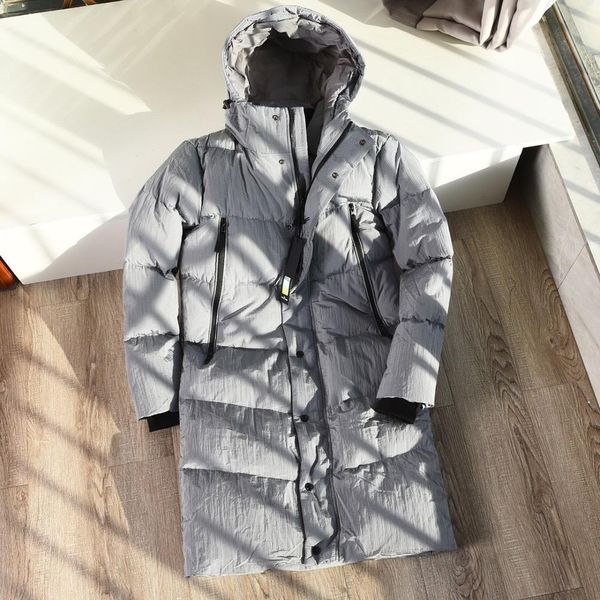 2020 winter men's nylon metal layer fabric real down classic casual hooded warm boy long jacket q1209, Black
2020 winter men's nylon metal layer fabric real down classic casual hooded warm boy long jacket q1209, Black