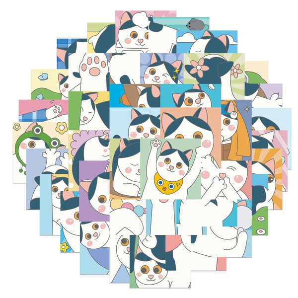 50pcs/set poster small waterproof skateboard stickers cartoon cat daily for notebook lapbottle helmet car sticker pvc guitar decals
50pcs/set poster small waterproof skateboard stickers cartoon cat daily for notebook lapbottle helmet car sticker pvc guitar decals