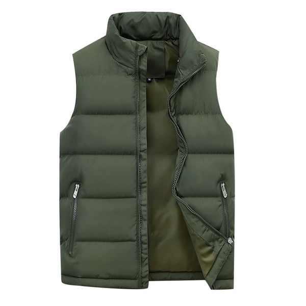 winter vest male mens sleeveless jackets 2020 casual new fashion cotton down waistcoat coats autumn vests warm outwear plus size lj201217, Black;white
winter vest male mens sleeveless jackets 2020 casual new fashion cotton down waistcoat coats autumn vests warm outwear plus size lj201217, Black;white