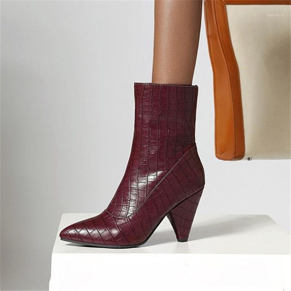 pxelena fashion spike high heels ankle boots women 2020 spring autumn pointed toe western cowboy office lady boots black red 451
pxelena fashion spike high heels ankle boots women 2020 spring autumn pointed toe western cowboy office lady boots black red 451