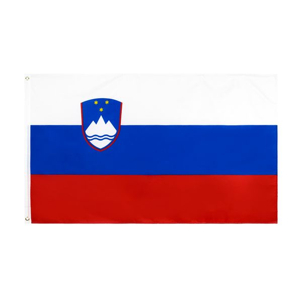 direct factory price 100% polyester 90*150cm 100% polyester svn si slovenija slovenia flag for decoration
direct factory price 100% polyester 90*150cm 100% polyester svn si slovenija slovenia flag for decoration