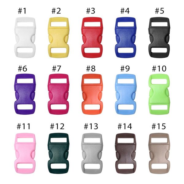 10pcs colorful side release buckle curved cord paracord bracelet accessories collar strap webbing outdoor tools parts 3 8 10mm h bbynfc
10pcs colorful side release buckle curved cord paracord bracelet accessories collar strap webbing outdoor tools parts 3 8 10mm h bbynfc