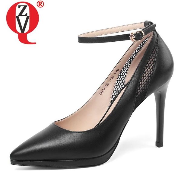 dress shoes zvq spring fashion women pumps outside super high heels pointed toe genuine leather drop size 33-39, Black
dress shoes zvq spring fashion women pumps outside super high heels pointed toe genuine leather drop size 33-39, Black