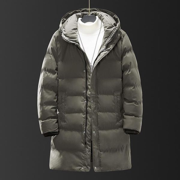 winter thick loose men's cotton padded clothes casual hooded large cotton padded clothes zipper down long warm coat, Black
winter thick loose men's cotton padded clothes casual hooded large cotton padded clothes zipper down long warm coat, Black