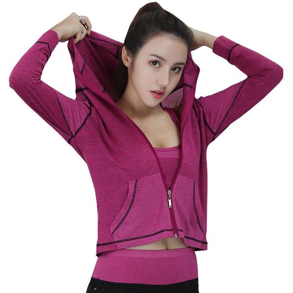 running jackets women sports zipper hoodie cardigan yoga outdoor large training sportswear coat female plus size, Black;red
running jackets women sports zipper hoodie cardigan yoga outdoor large training sportswear coat female plus size, Black;red