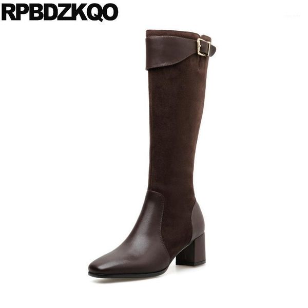 retro square toe casual shoes women knee high fur winter brown autumn tall boots long genuine leather chunky fall1, Black
retro square toe casual shoes women knee high fur winter brown autumn tall boots long genuine leather chunky fall1, Black