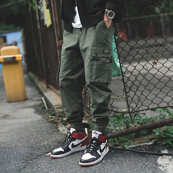 arrival 2020 new cotton cargo pants hipping pockets total length military men in overalls and elastic waistband of the army o7bl, Black
arrival 2020 new cotton cargo pants hipping pockets total length military men in overalls and elastic waistband of the army o7bl, Black