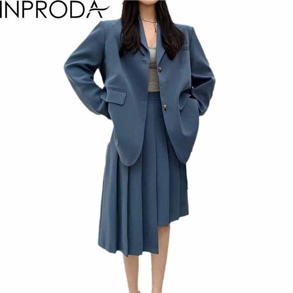inproda women skirt suits loose long women suit blazer pleated skirt 2piece set suits skirts and blazer and set, White
inproda women skirt suits loose long women suit blazer pleated skirt 2piece set suits skirts and blazer and set, White