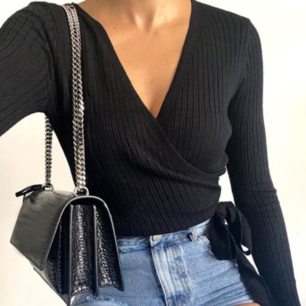 women's sweaters autumn winter knitted sweater women v-neck slim pullovers ladies wrap female casual jumper 2021, White;black
women's sweaters autumn winter knitted sweater women v-neck slim pullovers ladies wrap female casual jumper 2021, White;black