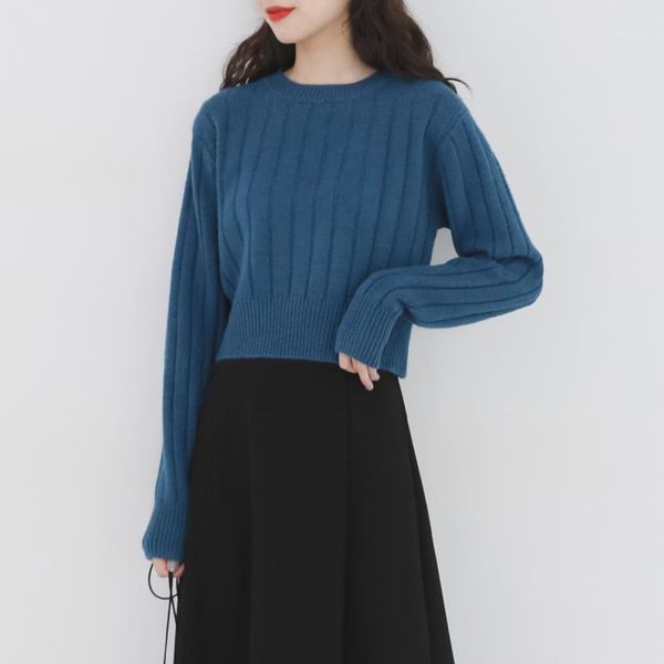 women new 2021 autumn winter warm o-neck sweater female sweet fashion long sleeve casual solid color pullover jumper s9241, White;black
women new 2021 autumn winter warm o-neck sweater female sweet fashion long sleeve casual solid color pullover jumper s9241, White;black