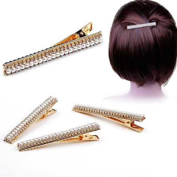 pearl rhinestone hair clip for women new fashion engagement hair jewelry girls barrettes wedding hair clip accessories, Golden;silver
pearl rhinestone hair clip for women new fashion engagement hair jewelry girls barrettes wedding hair clip accessories, Golden;silver