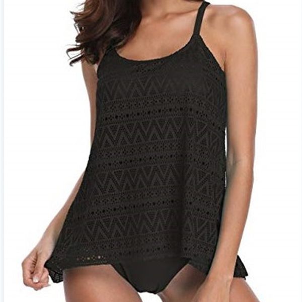 large size swimsuit women's sling no steel ring low waist bikini split two piece swimsuit, White;black
large size swimsuit women's sling no steel ring low waist bikini split two piece swimsuit, White;black