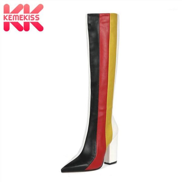boots kemekiss thigh high women big size 34-45 pointed toe mixed color luxury designer shoes winter warm heels1, Black
boots kemekiss thigh high women big size 34-45 pointed toe mixed color luxury designer shoes winter warm heels1, Black