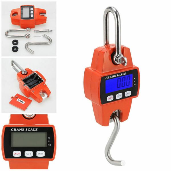 300kg/660lbs mini crane scale portable lcd digital electronic balance hanging scales heavy duty weight tool for home farm market dhl
300kg/660lbs mini crane scale portable lcd digital electronic balance hanging scales heavy duty weight tool for home farm market dhl