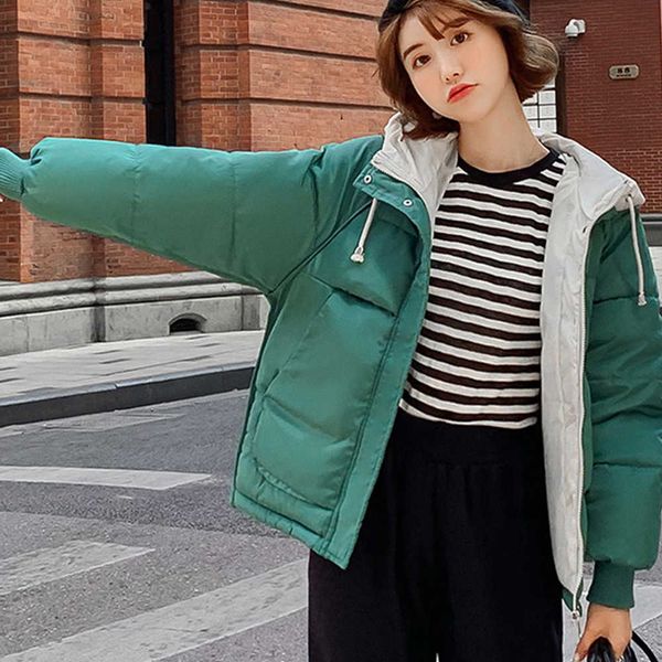 women's fashion hooded parkas drawstring jacket thick warm with big pockets padded down windbreaker female coat, Black
women's fashion hooded parkas drawstring jacket thick warm with big pockets padded down windbreaker female coat, Black
