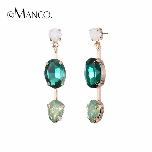 emanco women's dangle drop hanging earrings for women green crystal drop earring female luxury jewellery bijouterie y200323, Golden
emanco women's dangle drop hanging earrings for women green crystal drop earring female luxury jewellery bijouterie y200323, Golden