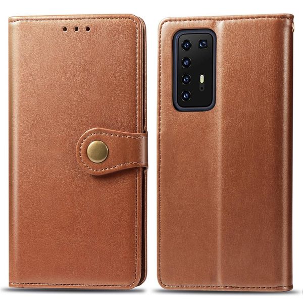 for huawei p40 pro retro solid color leather buckle phone case with lanyard p frame card slot wallet stand function
for huawei p40 pro retro solid color leather buckle phone case with lanyard p frame card slot wallet stand function