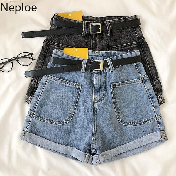 neploe short jeans korean chic zipper button ladies bottoms spring fashion pockets high waist female wide leg shorts 1a14391, Blue
neploe short jeans korean chic zipper button ladies bottoms spring fashion pockets high waist female wide leg shorts 1a14391, Blue