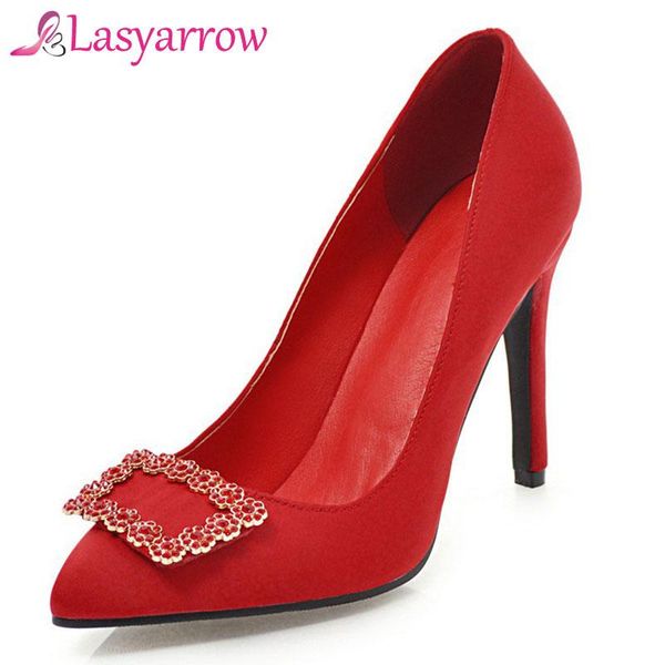 dress shoes lasyarrow brand woman thin high heels pointed toe shallow rhinestone crystal party wedding rm662, Black
dress shoes lasyarrow brand woman thin high heels pointed toe shallow rhinestone crystal party wedding rm662, Black
