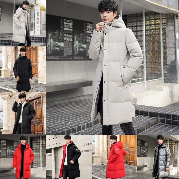 the new winter long down jacket han edition adolescent leisure men's fashion men's hooded warm coat1, Black
the new winter long down jacket han edition adolescent leisure men's fashion men's hooded warm coat1, Black