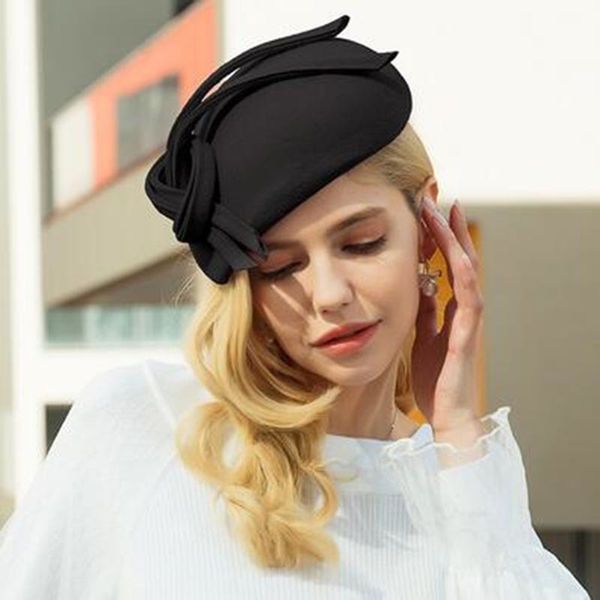 fascinators black wedding for women elegant hat bowknot wool church hats fedora felt cap vintage cocktail derby hat ladies t200508, Blue;gray
fascinators black wedding for women elegant hat bowknot wool church hats fedora felt cap vintage cocktail derby hat ladies t200508, Blue;gray