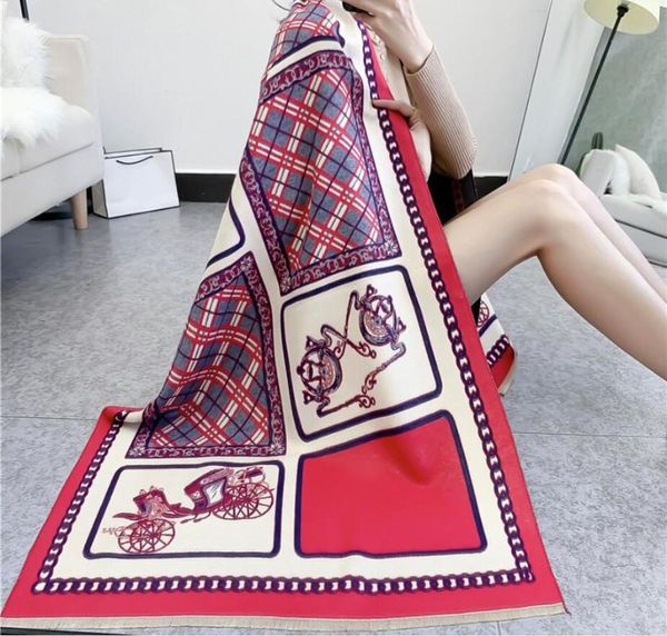 scarves fashion luxury horse drawn winter scarf women cashmere warm foulard lady thick soft bufanda shawls wraps, Blue;gray
scarves fashion luxury horse drawn winter scarf women cashmere warm foulard lady thick soft bufanda shawls wraps, Blue;gray