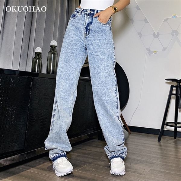 blue jeans women clothing full length high waist mom jean snow wash straight leg female pants new fashion denim trousers 201223
blue jeans women clothing full length high waist mom jean snow wash straight leg female pants new fashion denim trousers 201223
