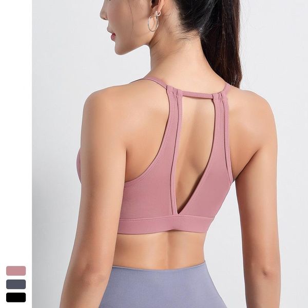 gym clothing 2021 woman seamless yoga bralette padded running proof back hollow out breathable cycling fitness camisole push up bra, White;black
gym clothing 2021 woman seamless yoga bralette padded running proof back hollow out breathable cycling fitness camisole push up bra, White;black