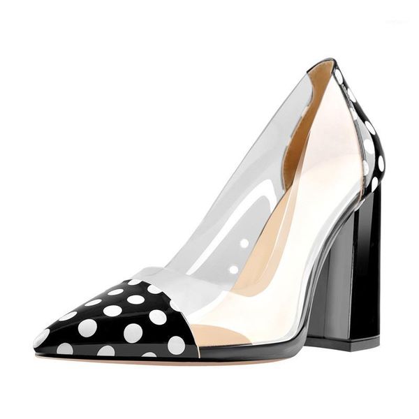 onlymaker women's clear slip-on pumps pointed toe pvc chunky heel cut-out simple elegant 10cm high heels office big size1, Black
onlymaker women's clear slip-on pumps pointed toe pvc chunky heel cut-out simple elegant 10cm high heels office big size1, Black