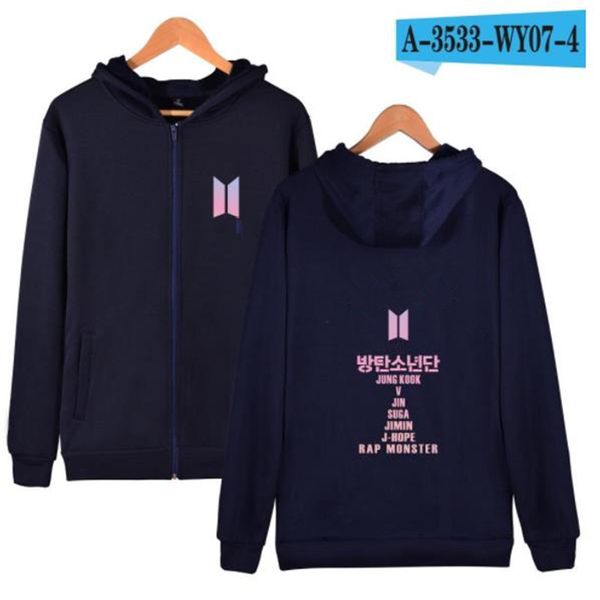bangtan boys oversized hoodies sweatshirts women zipper cotton tracksuit love yourself jacket coat, Black
bangtan boys oversized hoodies sweatshirts women zipper cotton tracksuit love yourself jacket coat, Black