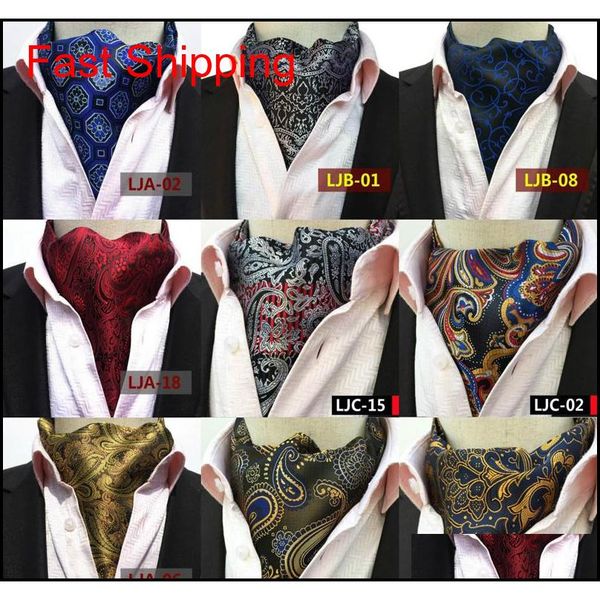 new paisley cravat casual men ties british style cravat gentleman silk neck ties suit scarves fashion handmade necktie tio9l, Black;gray
new paisley cravat casual men ties british style cravat gentleman silk neck ties suit scarves fashion handmade necktie tio9l, Black;gray