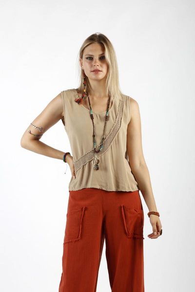 alena blouse beige short sleeved bohemian hippie rustic %100 weaving african retro authentic ethnic, White
alena blouse beige short sleeved bohemian hippie rustic %100 weaving african retro authentic ethnic, White